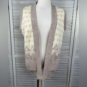 ICELANDIC Women's Nordic/Fair Isle Pure New Wool Sweater Vest/Waistcoat-Medium